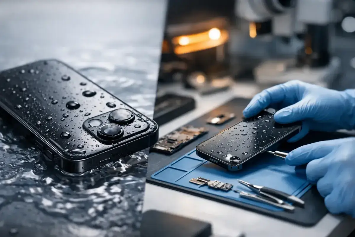 iPhone Water Damage Recovery — repair article illustration
