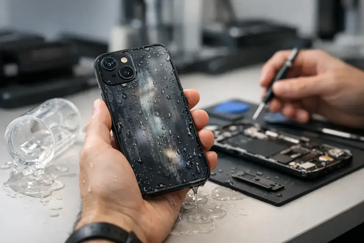 Can iPhone Water Damage Be Fixed? — repair article illustration