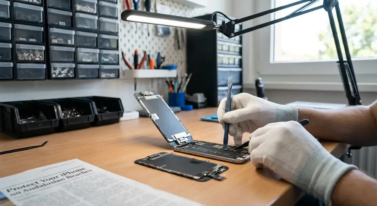 iPhone repair at the iBrokeIt.es workshop in Fuengirola — Protect Your iPhone on Andalusian Beaches